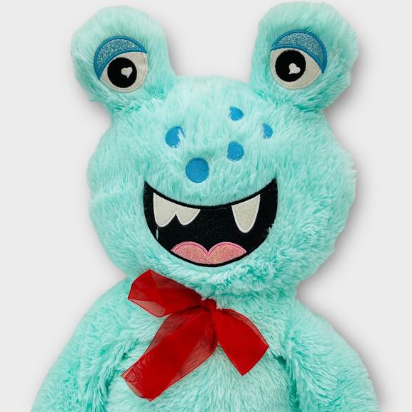 Jumbo 36" Walmart Alien Monster Valentine's Day Plush Blue Way to Celebrate - Picture 2 of 6